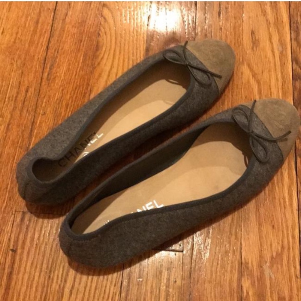 **SOLD** CHANEL Ballerinas SZ 41.5 - Picture 6 of 7
